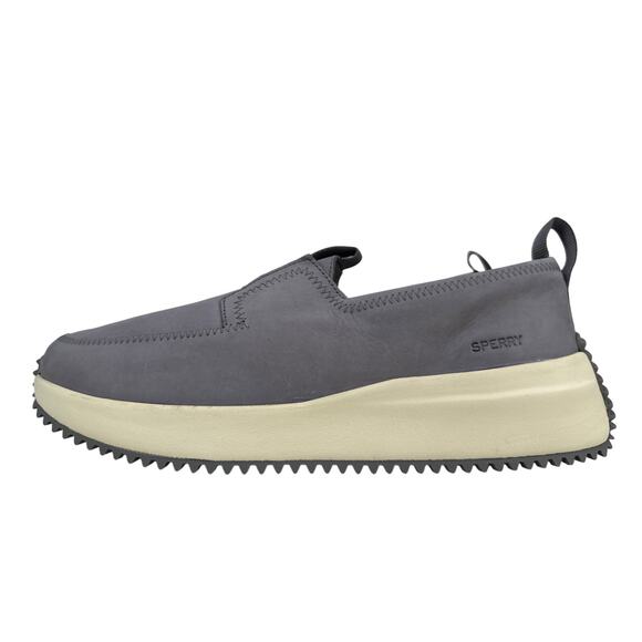 Sperry Top-Sider Boat Runner Loafer Mens 12 M Grey Leather Slip On Moc Toe main image 4